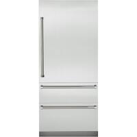 Viking - 7 Series 20 Cu. Ft. Bottom-Freezer Built-In Refrigerator - Frost White - Front_Zoom