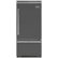 Front Zoom. Viking - Professional 5 Series Quiet Cool 20.4 Cu. Ft. Bottom-Freezer Built-In Refrigerator - Damascus gray.