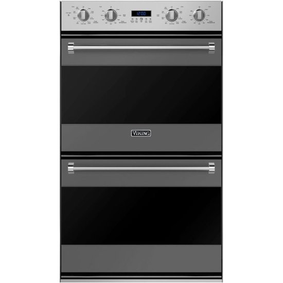 Viking – 3 Series 30″ Built-In Double Electric Convection Wall Oven – Damascus Gray
