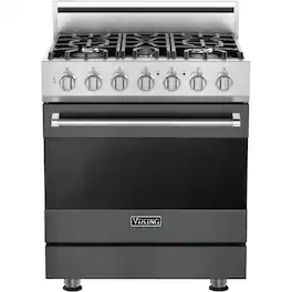 Viking - 3 Series Freestanding Gas 30" Range - Damascus Gray