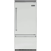 Viking - Professional 5 Series Quiet Cool 20.4 Cu. Ft. Bottom-Freezer Built-In Refrigerator - Frost White - Front_Zoom