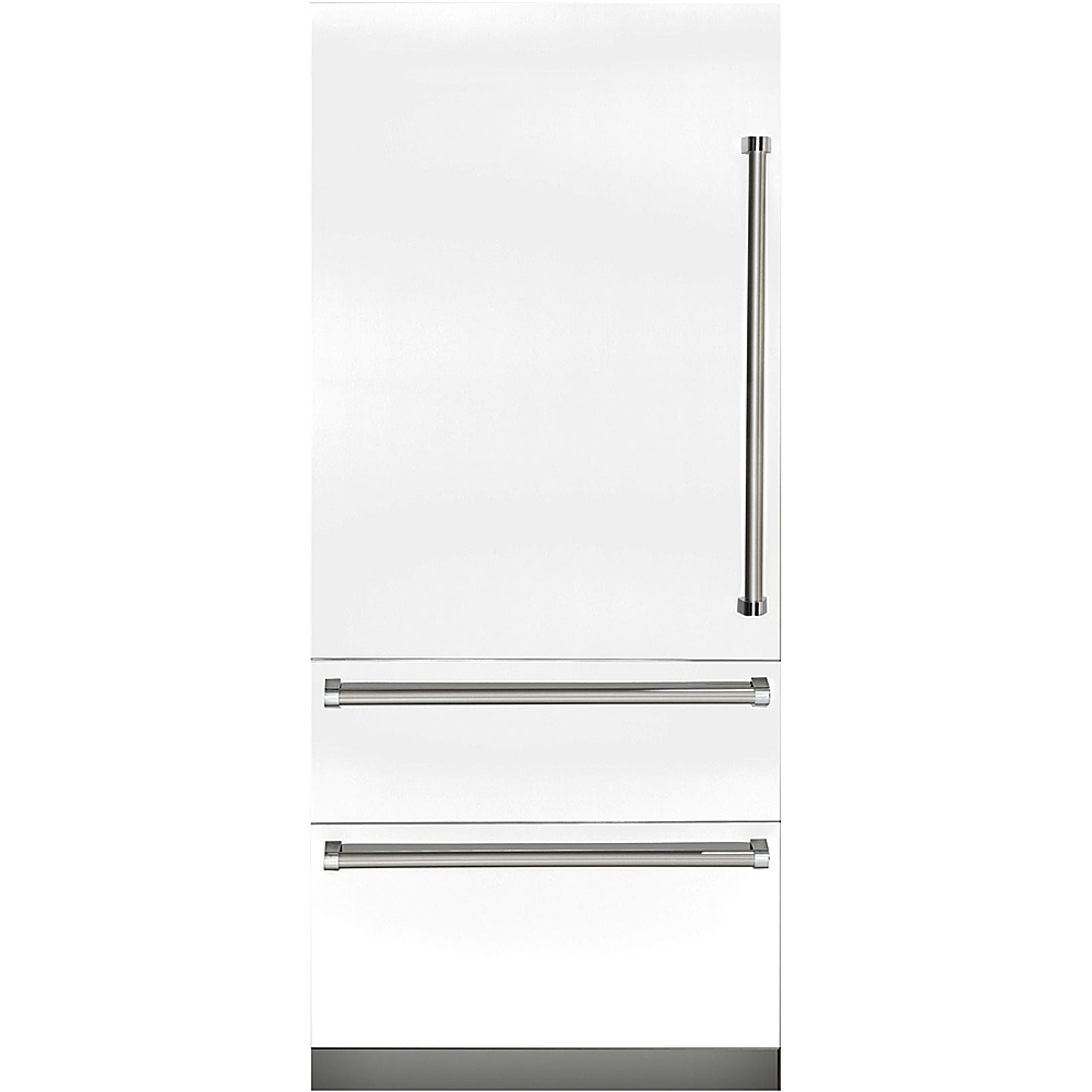 Viking – 7 Series 20 Cu. Ft. Bottom-Freezer Built-In Refrigerator – Frost White