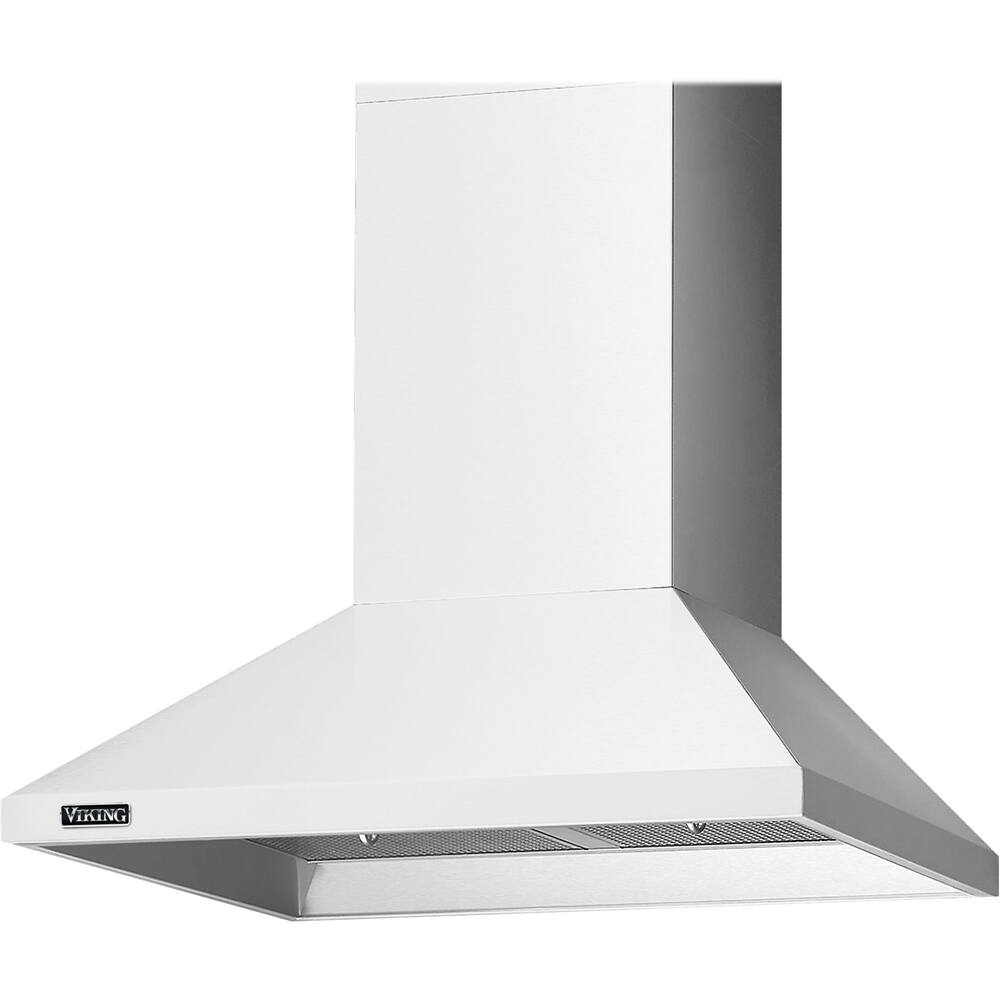 Front. Viking - 3 Series 36" Convertible Range Hood - Frost White.
