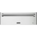 Front Zoom. Viking - 29" Warming Drawer - Frost White.