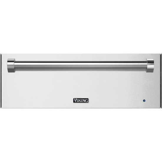Front Zoom. Viking - 29" Warming Drawer - Frost White.