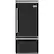 Front. Viking - Professional 5 Series Quiet Cool 20.4 Cu. Ft. Bottom-Freezer Built-In Refrigerator - Cast Black.