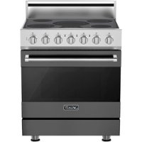 Viking - 3 Series 4.7 Cu. Ft. Freestanding Dual Fuel LP Gas True Convection Range with Self-Cleaning - Damascus gray - Front_Zoom