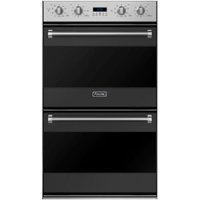 Viking - 3 Series 30" Built-In Double Electric Convection Wall Oven - Cast Black - Front_Zoom
