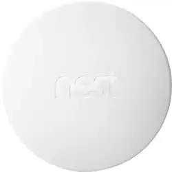 Google - Geek Squad Certified Refurbished Nest Temperature Sensor - White - Front_Zoom
