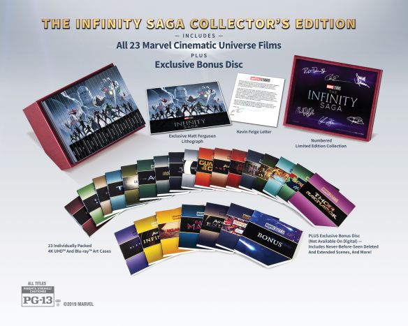  The Infinity Saga Collector's Edition [Includes Digital Copy] [4K Ultra HD Blu-ray/Blu-ray]