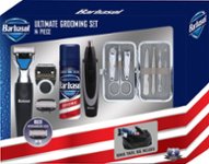 Angle. Barbasol - Rechargeable Power Single Blade Wet/Dry Electric Shaver Grooming Kit - Black.