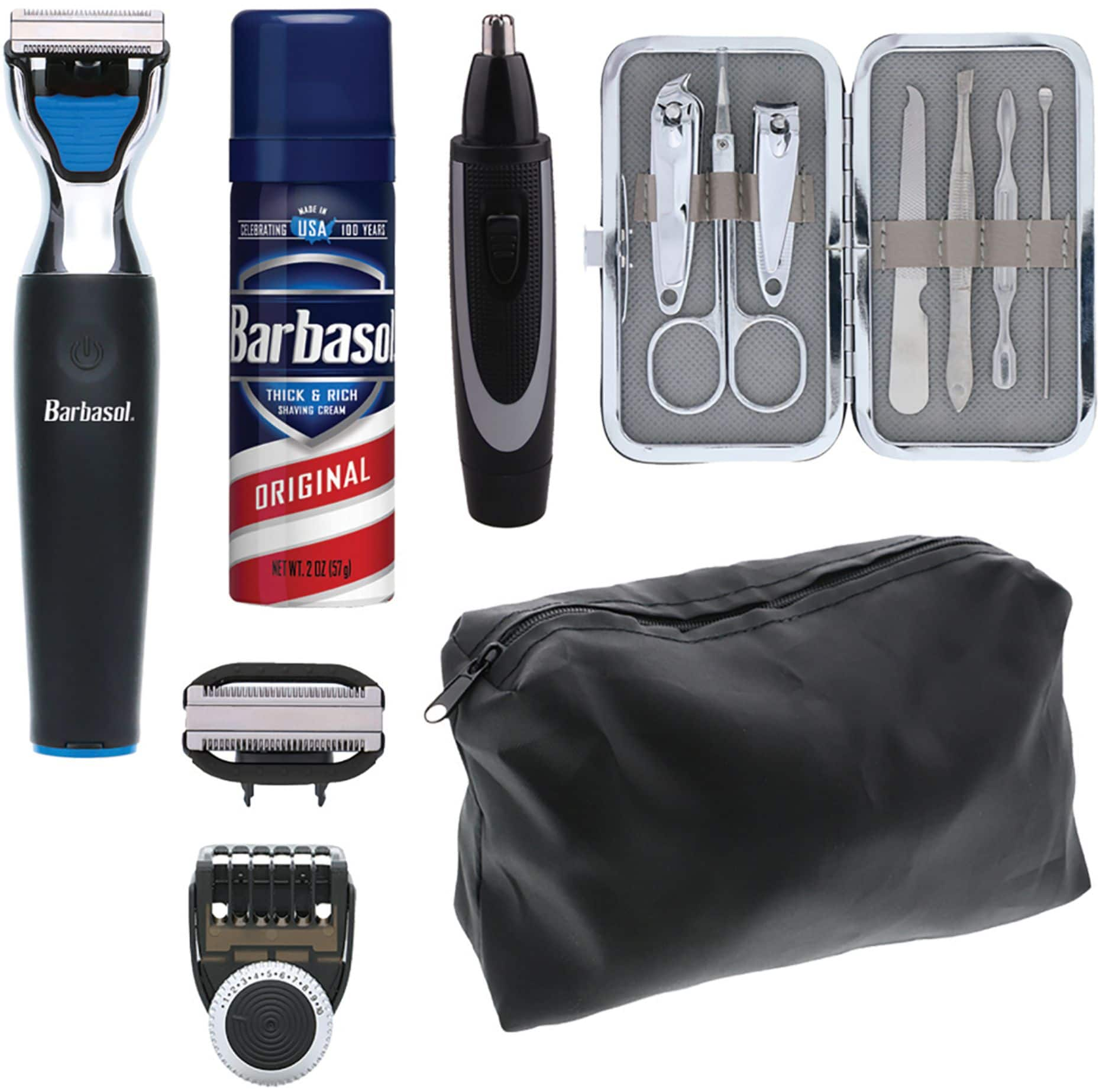 barbasol all in one grooming set