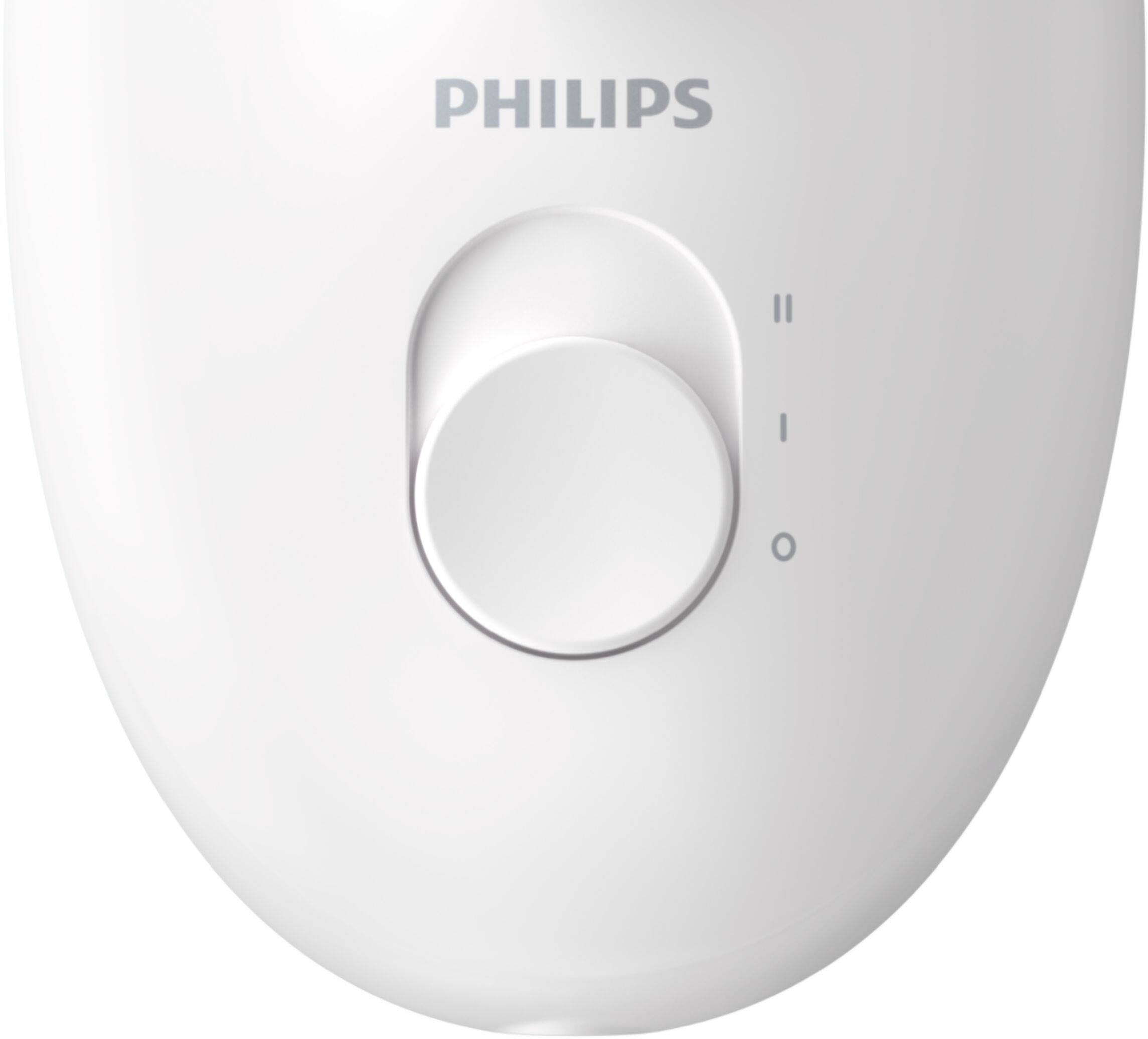 Alt View 18. Philips - Philips Satinelle Essential Compact Hair Removal Epilator for Women, BRE235/04 - White And Pink.