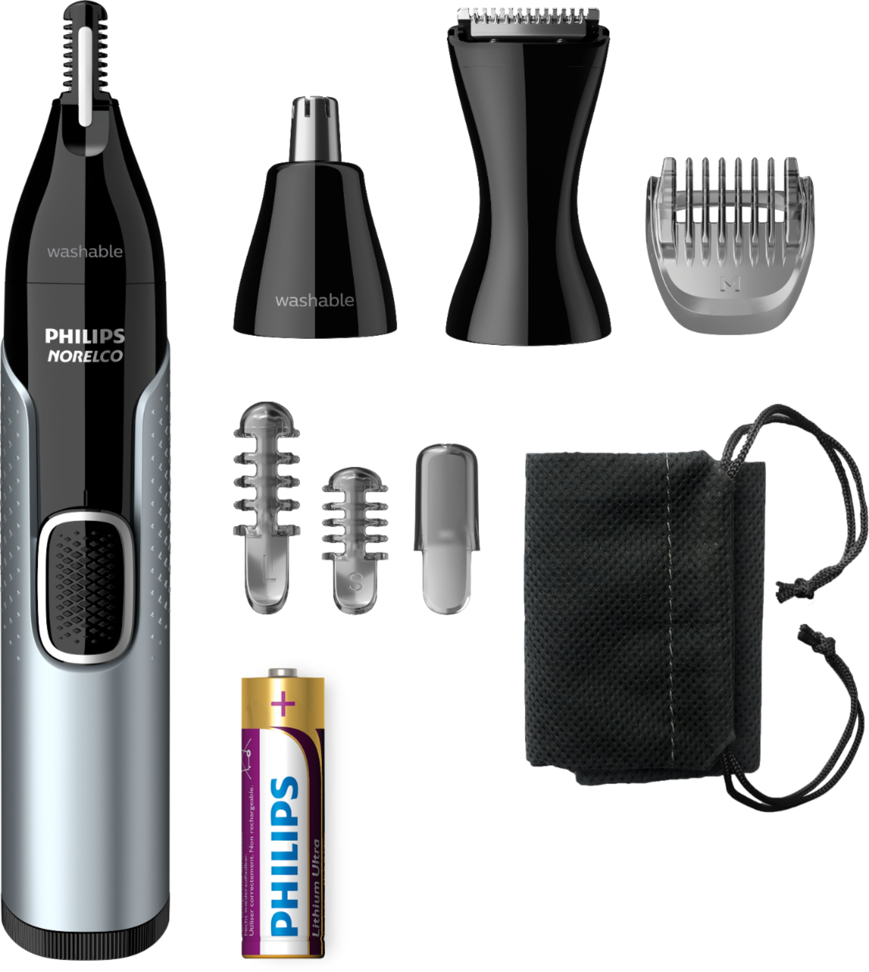 Philips Norelco Nose Trimmer Black/Silver NT5600/42US - Best Buy