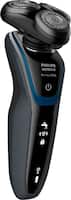 Philips Norelco - 5300 Wet/Dry Electric Shaver - Black/Navy Blue - Angle_Zoom