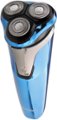 Alt View Zoom 12. Barbasol - Rechargeable Wet/Dry Rotary Electric Shaver with Beard Trimmer - Black/Blue.