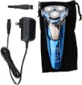 Alt View Zoom 13. Barbasol - Rechargeable Wet/Dry Rotary Electric Shaver with Beard Trimmer - Black/Blue.