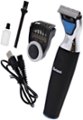 Alt View Zoom 11. Barbasol - Rechargeable Power Single Blade Wet/Dry Electric Shaver/Beard Trimmer + Body Blade + Adjustable Beard Trimmer Attachment - Black/Blue.