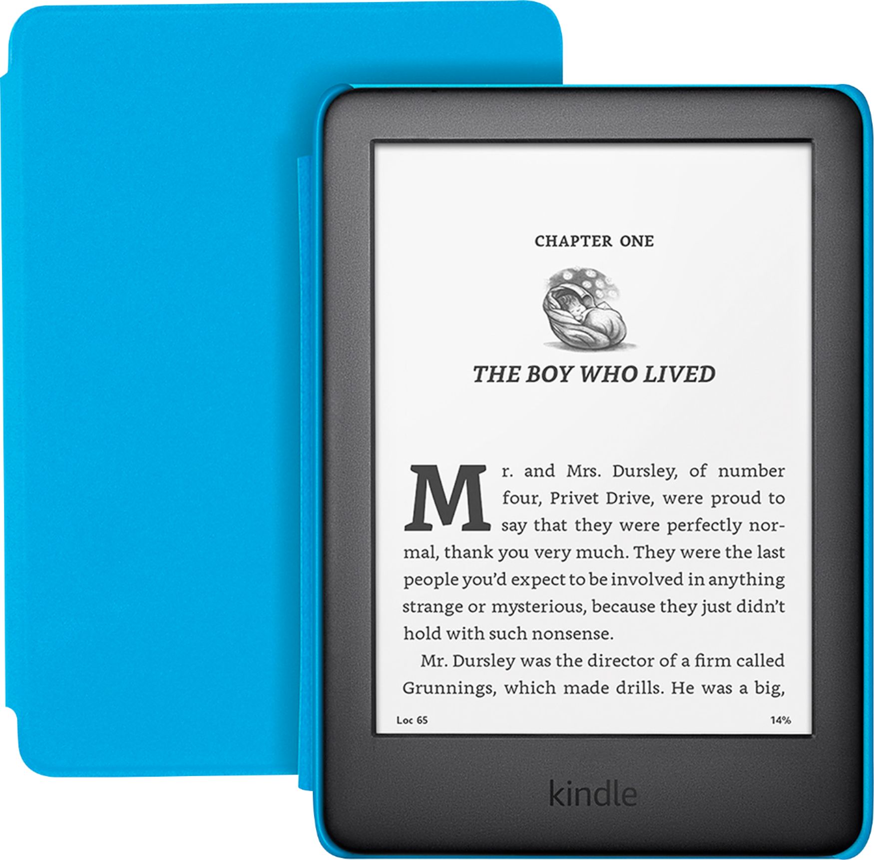 Amazon - Kindle (10th Generation) Kids  - 6" - 8GB - 2019 - Blue