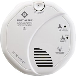 First Alert - Smoke and Carbon Monoxide Alarm - Works with Ring - White - Front_Zoom