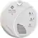 Front. First Alert - Smoke and Carbon Monoxide Alarm - Works with Ring - White.