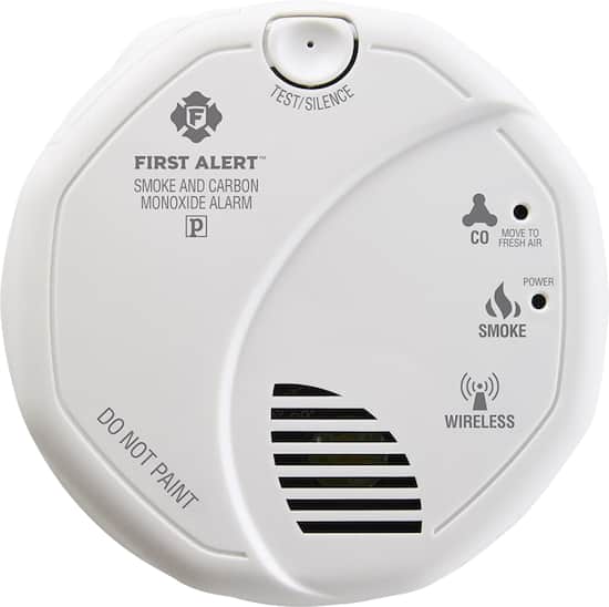 First Alert Smoke And Carbon Monoxide Alarm Works With Ring White 1045015 Best Buy