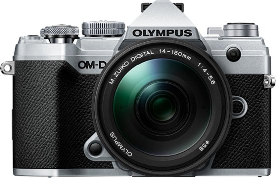 Olympus – OM-D E-M5 Mark III Mirrorless Camera with 14-150mm Lens – Silver