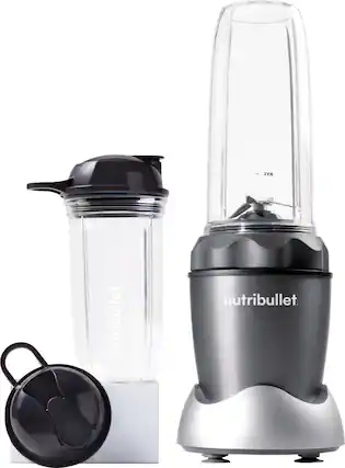 Front. NutriBullet - Pro 1000 Personal Blender NB50100C - Gray.