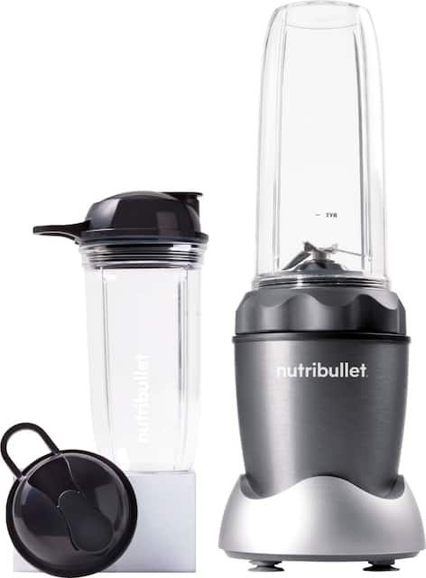 Nutribullet Pro 1000 32 Oz Single Serve Blender Dark Gray Light Gray Skirt Nbc Best Buy
