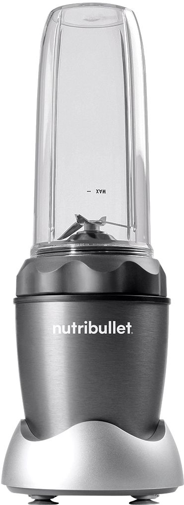 NutriBullet NB50100C Pro 1000 Single Serve Blender (1000W) 7-Piece Set,  Dark Gray/Light Gray Skirt (Used) 