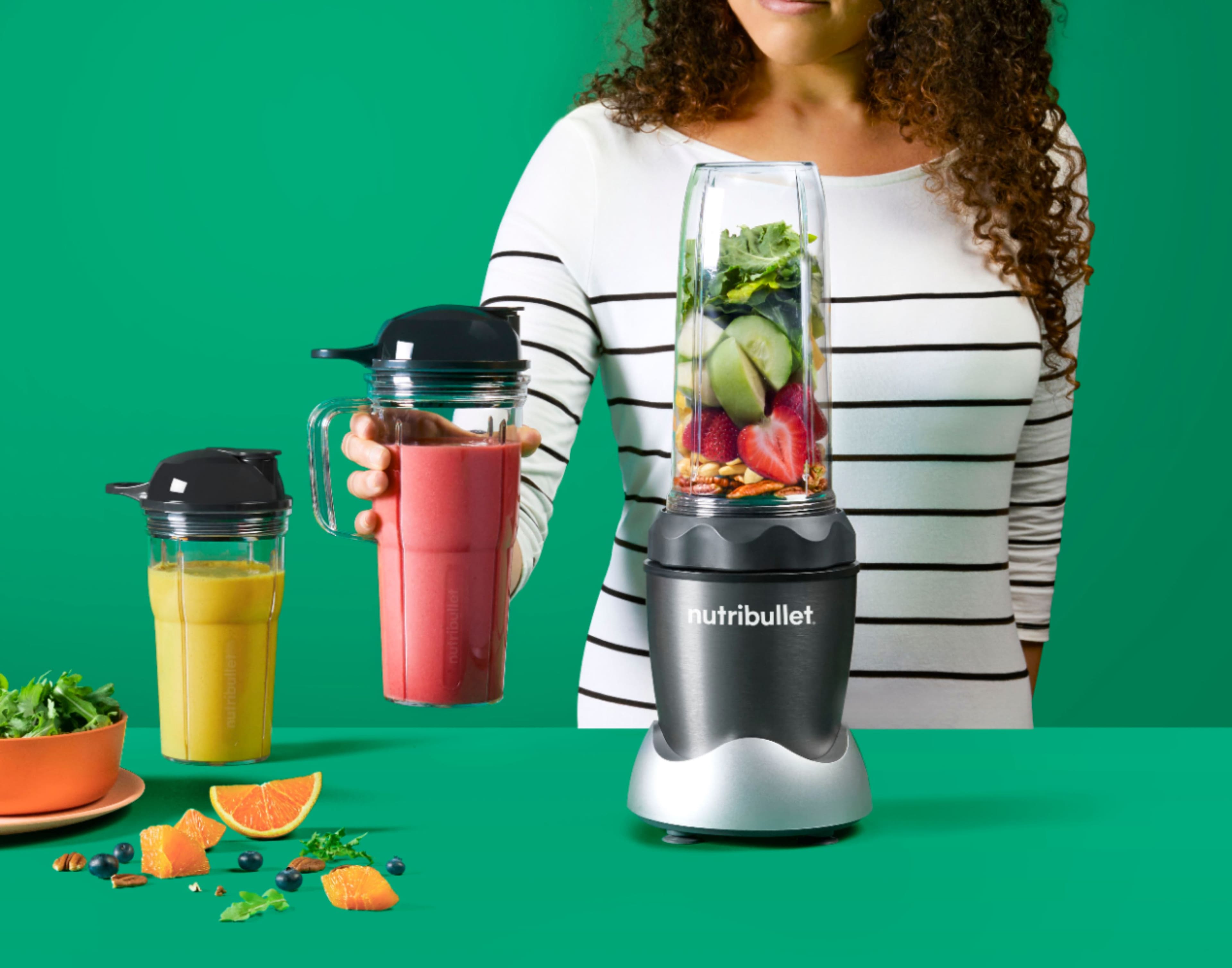 Alt View Zoom 15. NutriBullet - Pro 1000 Personal Blender NB50100C - Gray.