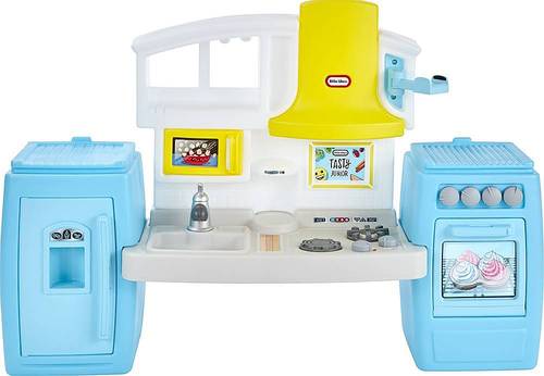 Upc 050743649554 Little Tikes Tasty Jr Bake N Share Play Kitchen With 40 Piece Accessory Play Upcitemdb Com