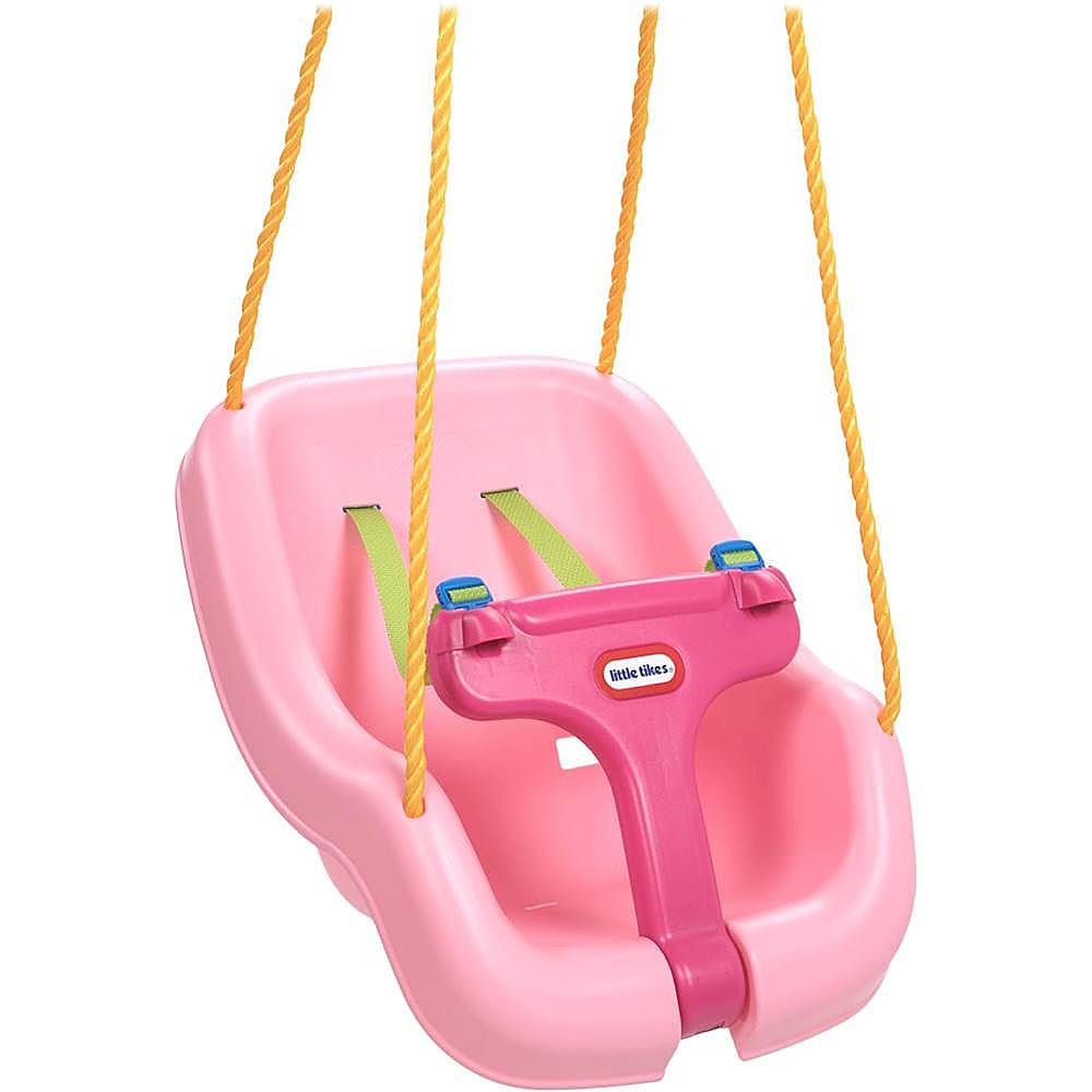 Angle View: Little Tikes - 2-in-1 Snug 'n Secure Swing - Pink