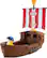 Front. Little Tikes - Pirate Ship Toddler Bed - Multi.