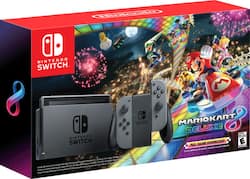 Nintendo Switch with Mario Kart 8 Deluxe Console Bundle Gray Nintendo Switch with Mario Kart 8 Deluxe Console Bundle Gray
