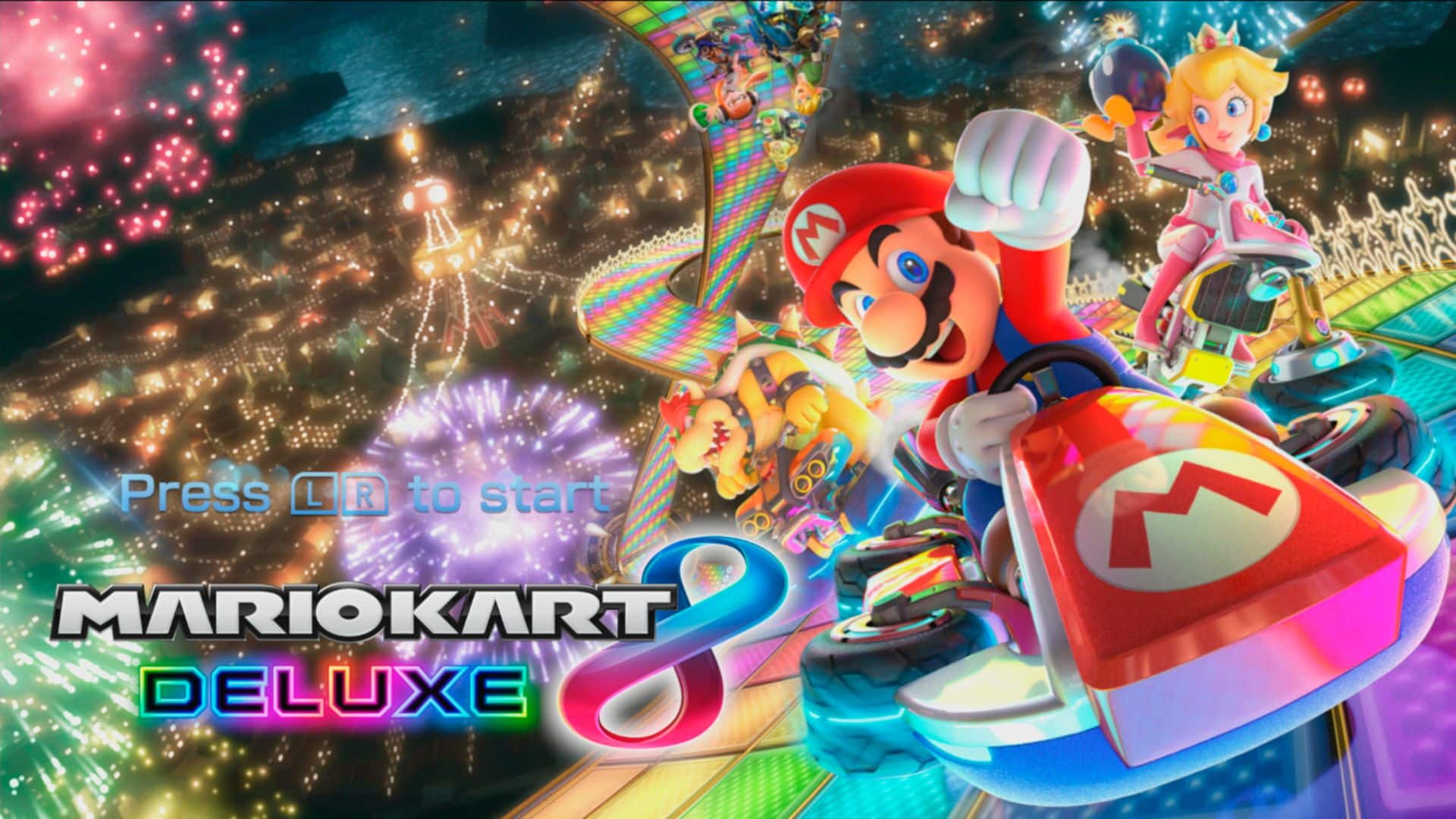 Mario Kart 8 Deluxe Game for Nintendo Switch with Game Caddy