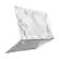 Alt View 11. iBenzer - Neon Party Top and Rear Cover for 13.3" Apple® MacBook® Air (A1932 with touch ID only) - White Marble.