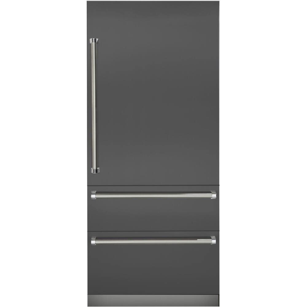 Viking - 7 Series 20 Cu. Ft. Bottom-Freezer Built-In Refrigerator - Damascus Gray - Front_Zoom