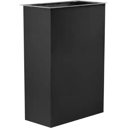 Front. Viking - Duct Cover for Professional 5 Series VCWH53048CS, VCWH53648CS and VCWH54248CS - Cast Black.