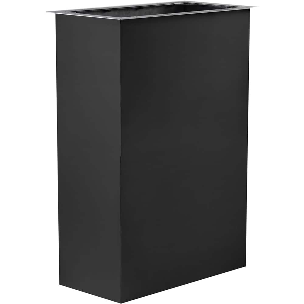 Front. Viking - Duct Cover for Professional 5 Series VCWH56048CS - Cast Black.