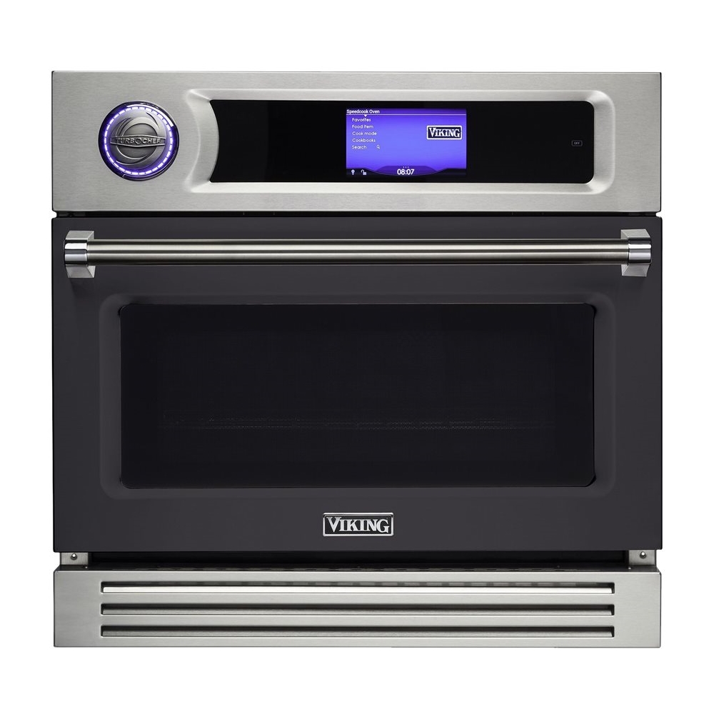 Viking – Professional TurboChef 30″ Built-In Single Electric Convection Oven – Damascus Gray