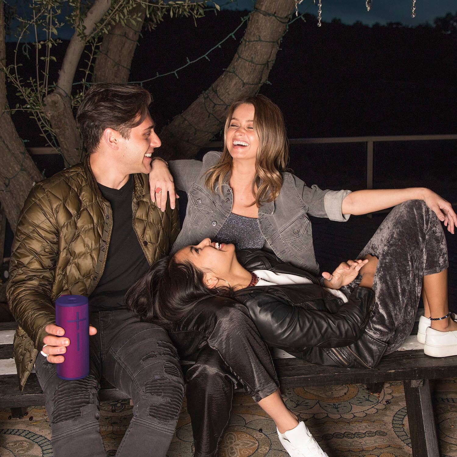 Alt View 11. Ultimate Ears - MEGABOOM 3 Portable Wireless Bluetooth Speaker with Waterproof/Dustproof Design - Ultraviolet Purple.