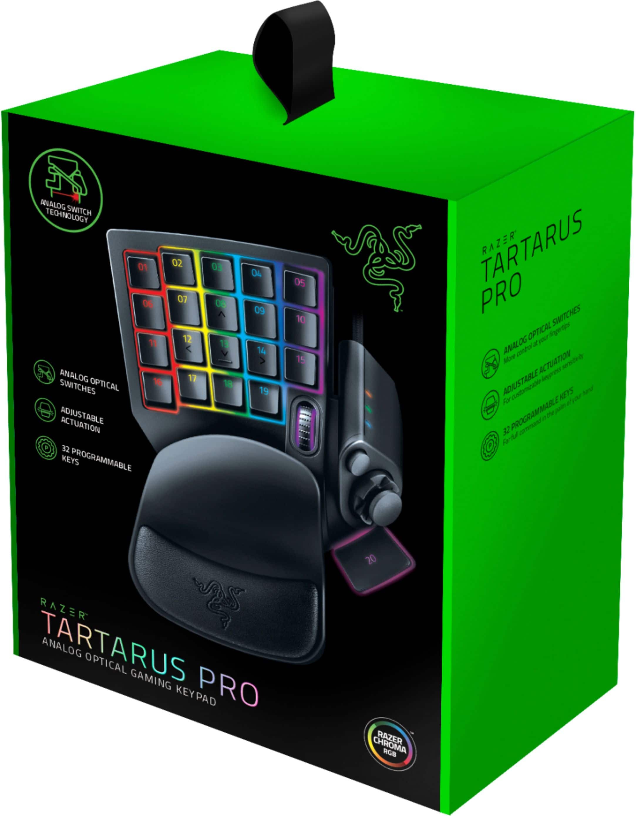 Alt View 15. Razer - Tartarus Pro Optical Switch Keypad - Black.