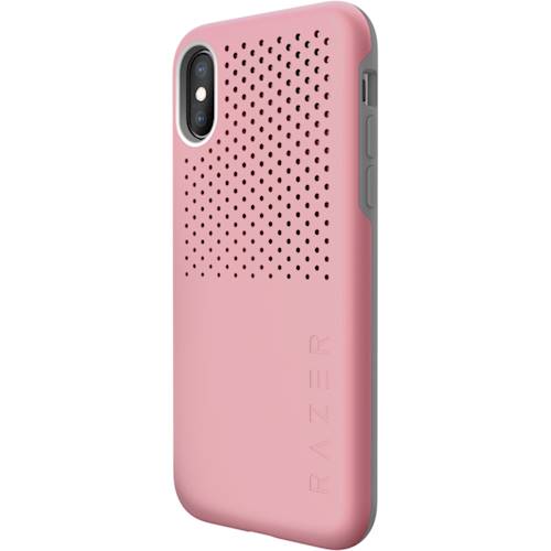 Left View: Incipio - DualPro Case for Apple® iPhone® XS Max - Rose Blush