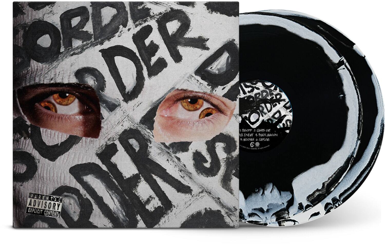 Kxllswxtch - DISORDER - Black & White Smash - VINYL LP