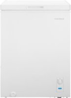 Insignia™ - 5.0 Cu. Ft. Garage Ready-Chest Freezer - White - Front_Zoom