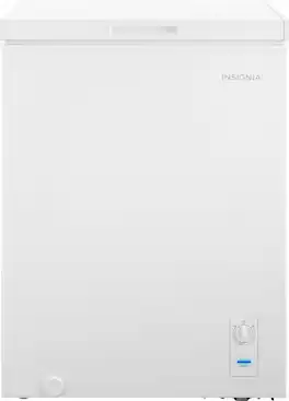 Insignia™ - 5.0 Cu. Ft. Garage Ready-Chest Freezer - White