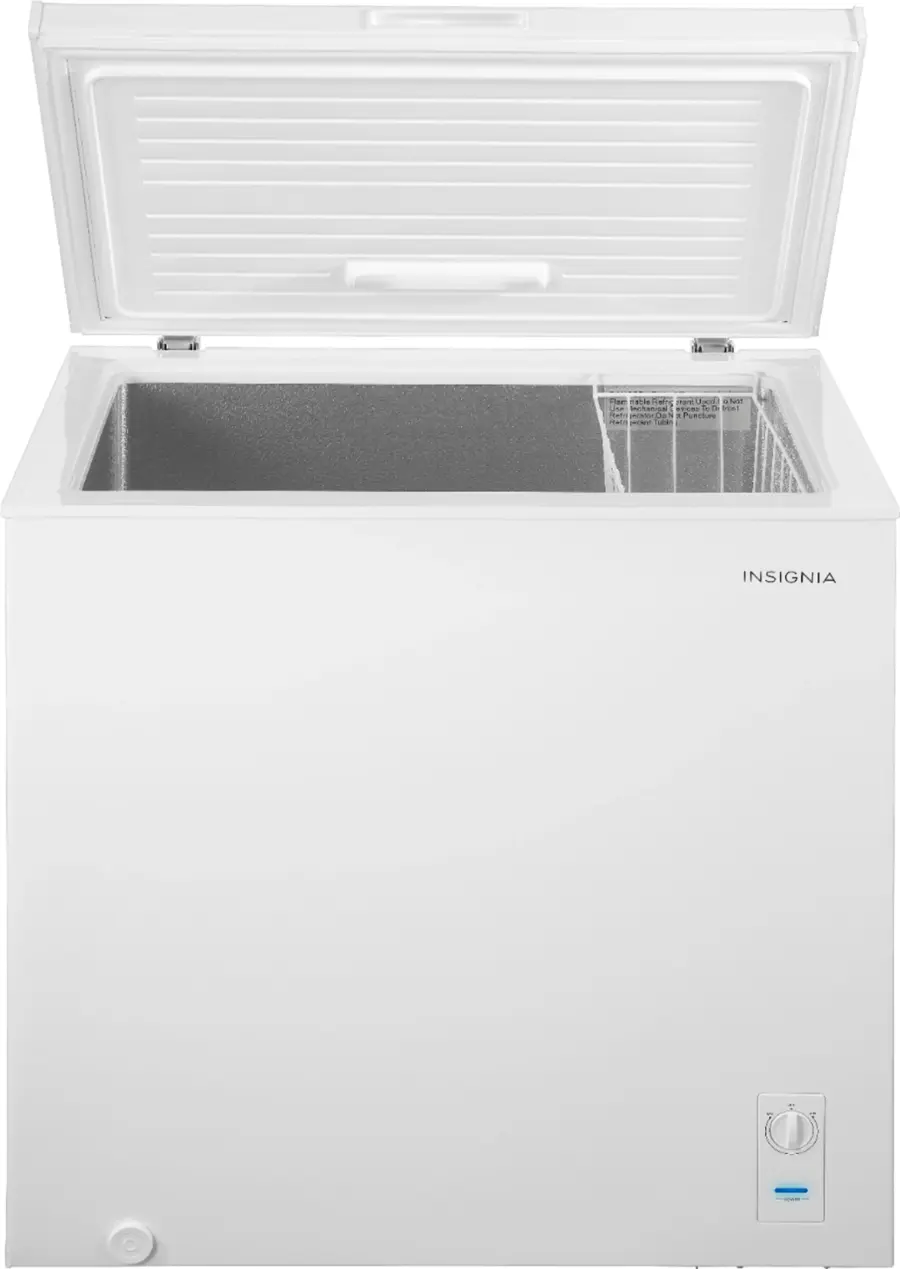 Alt View 1. Insignia™ - 7.0 Cu. Ft. Garage Ready-Chest Freezer - White.