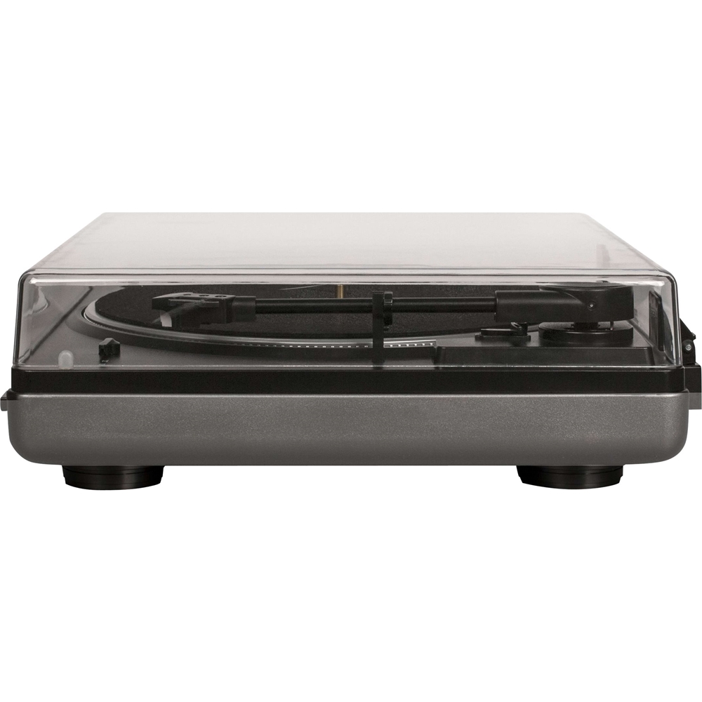 Angle View: Crosley - T400A Stereo Turntable - Gray