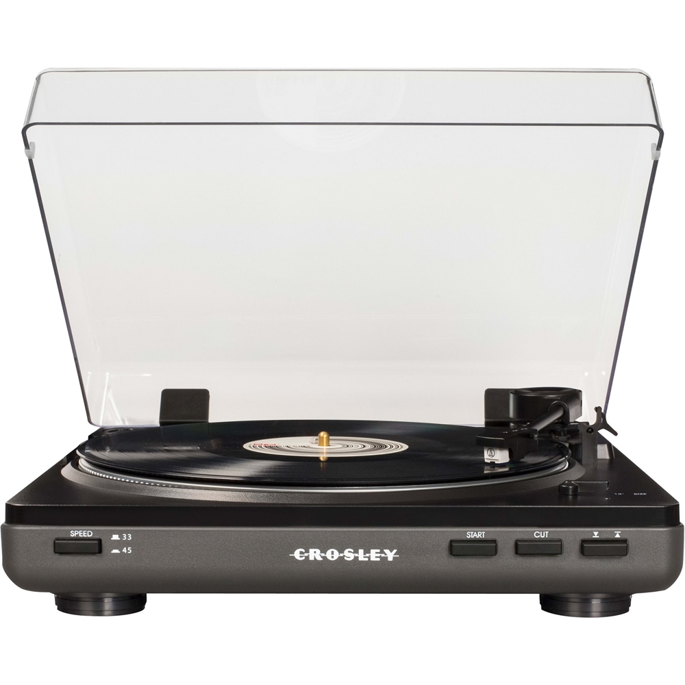 Crosley - T400A Stereo Turntable - Gray